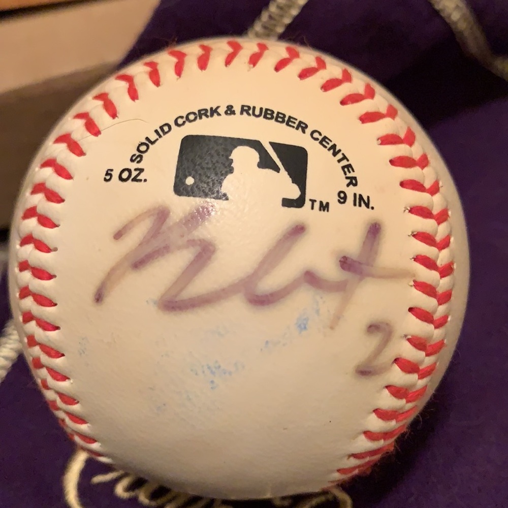 2007 Cubs Baseball - Ryan Theriot #2 -Daryl Ward #32 third auto not known yet